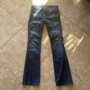 7 for all mankind boot cut woman’s jeans, size 26